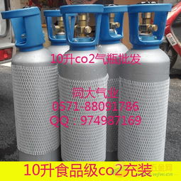 杭州食品级二氧化碳充装充装co2钢瓶10升钢瓶大瓶
