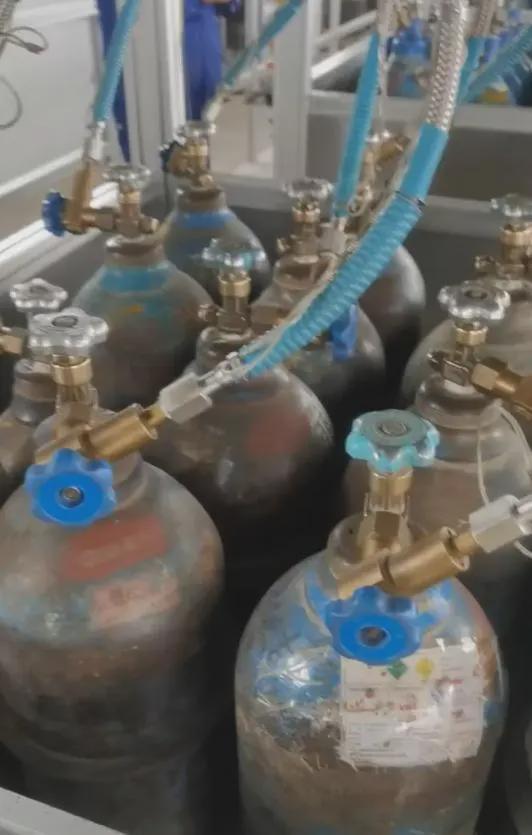气瓶充装cz提环式快速连接器的应用